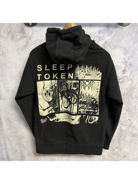 Sleep Token Hoodie Sweatshirt Adult Small Black Take Me Back To Eden